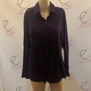 Unbranded. Size Large. Long Sleeve Cotton Flannel Shirt. B85.